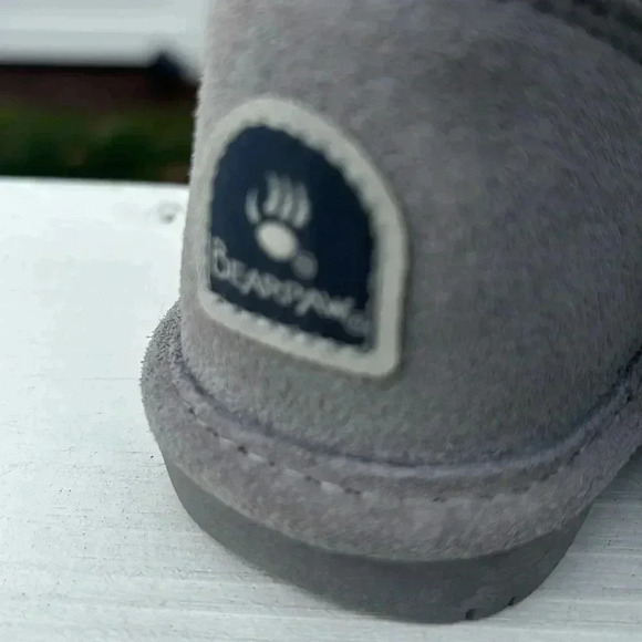 BEARPAW Betsy Gray Fog suede boot, wool blend, sheepskin,rain/stain repellent-11 - Picture 7 of 13